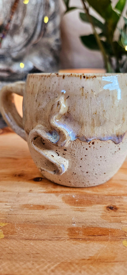 Magische ,,Schlangen" Tasse in beige🐍✨️