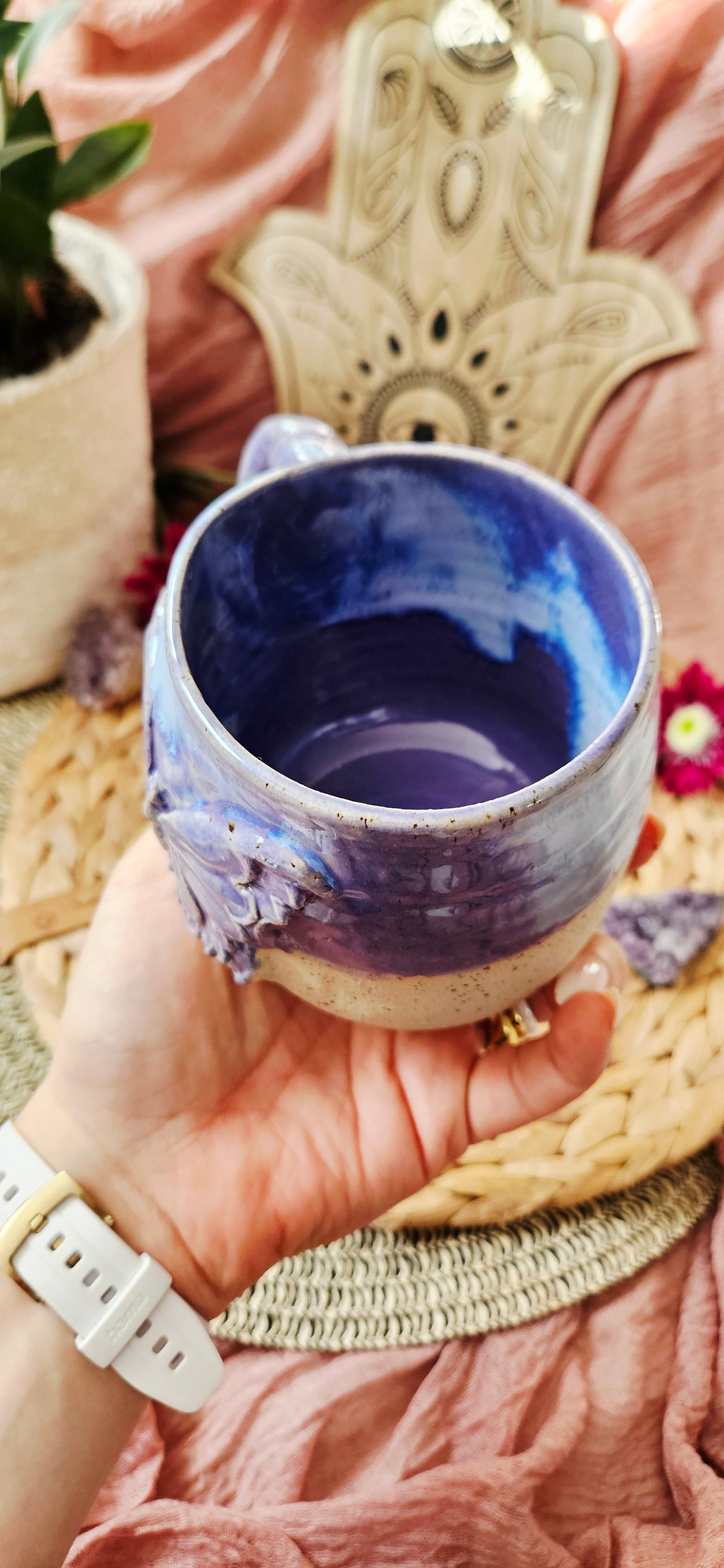 Zauberhafte Schmetterlingstasse in Lila🦋✨️ (B-Ware)