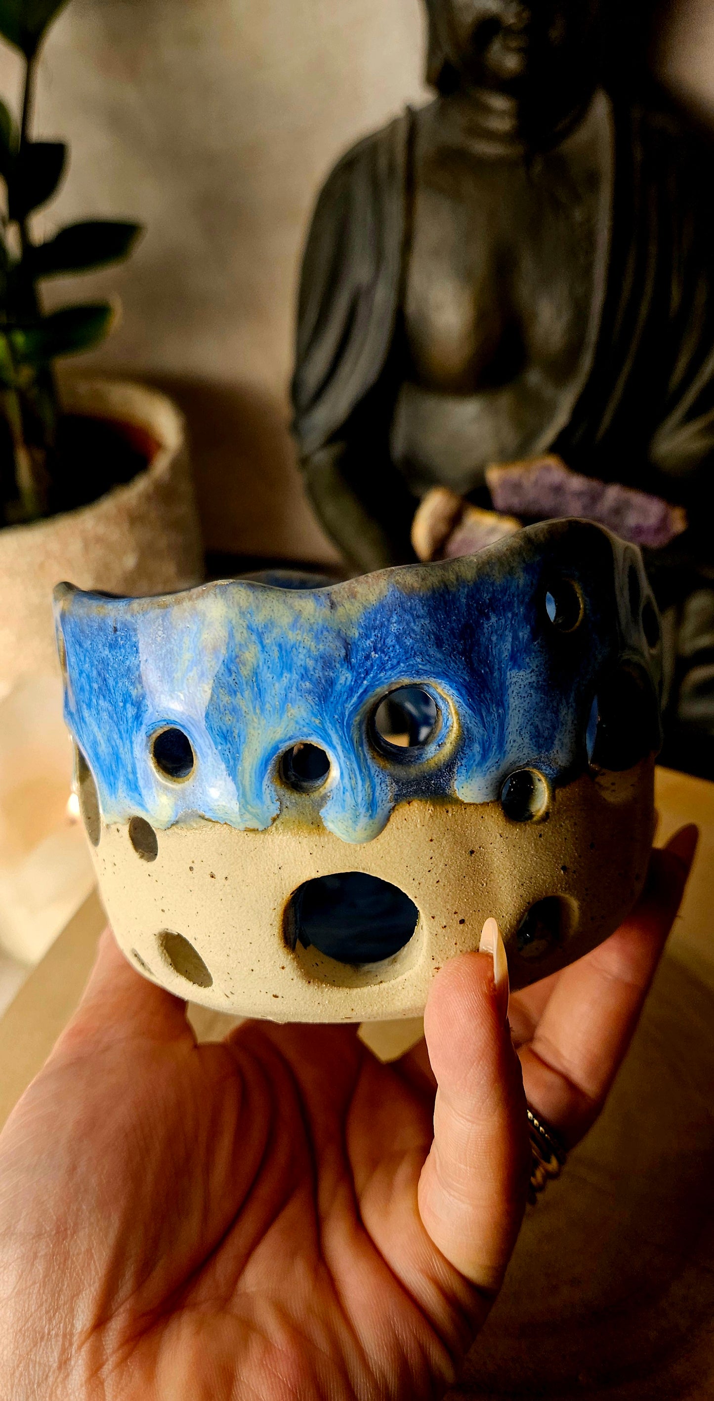 Einzigartiger Leuchtie/ Windlicht🫶 B- Ware