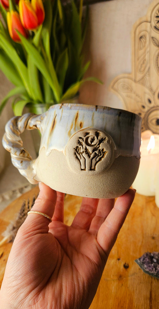 Wunderschöne naturgetreue Tasse in Beige🤎🫶