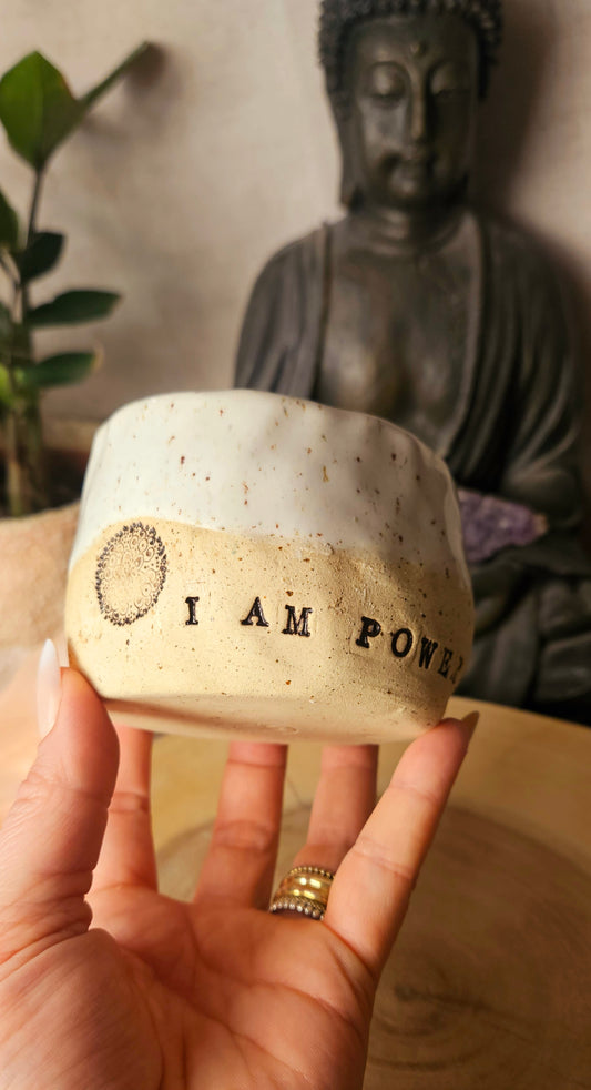 Handgeformter ,,I am Powerful" Becher ✨️