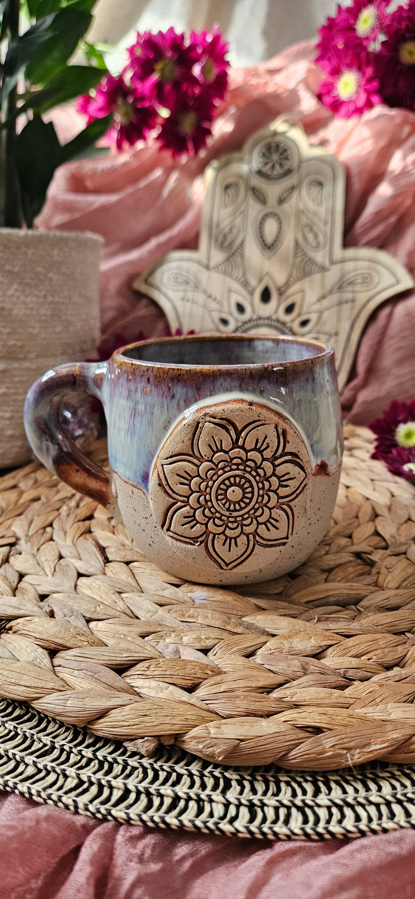 Atemberaubende Mandala Tasse 🌸🌷🫶