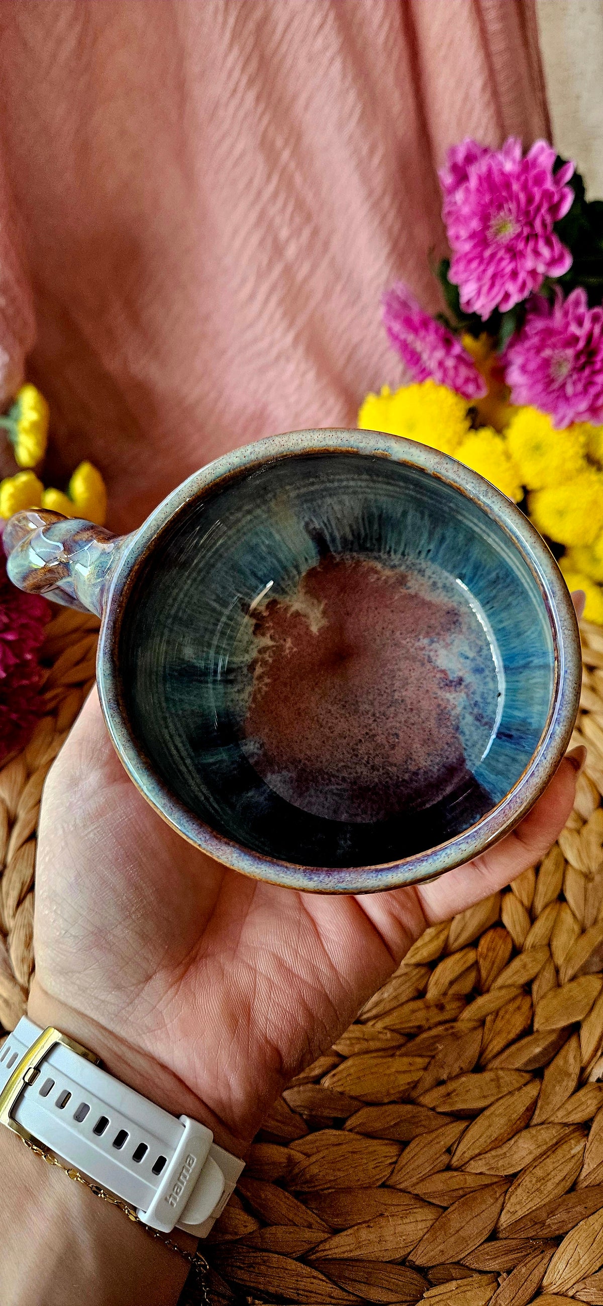 Atemberaubende ,,Breathe" Tasse mit einzigartigen Farbverläufen 🌷🫶