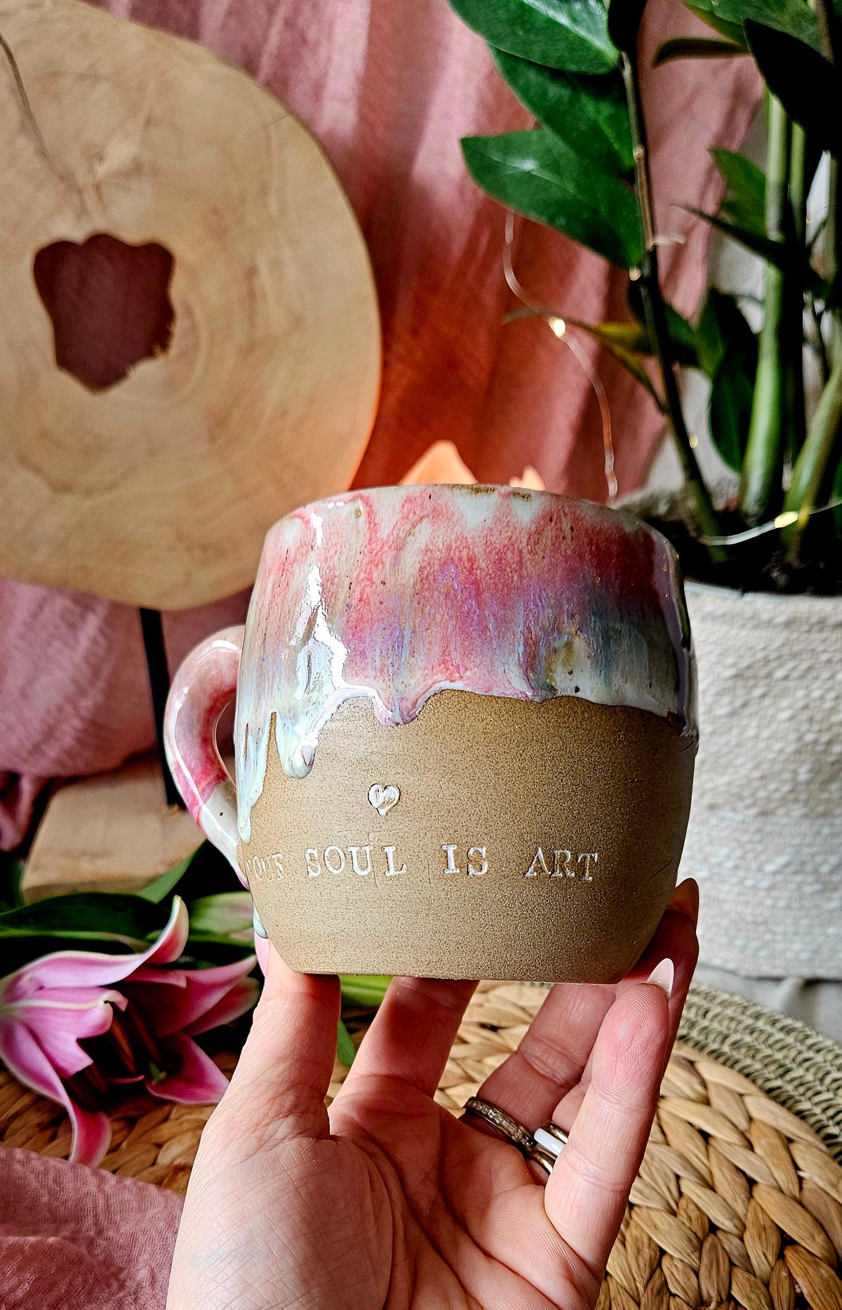 Wunderschöne ,,your soul is art" Tasse🫶🌷💫 B Ware