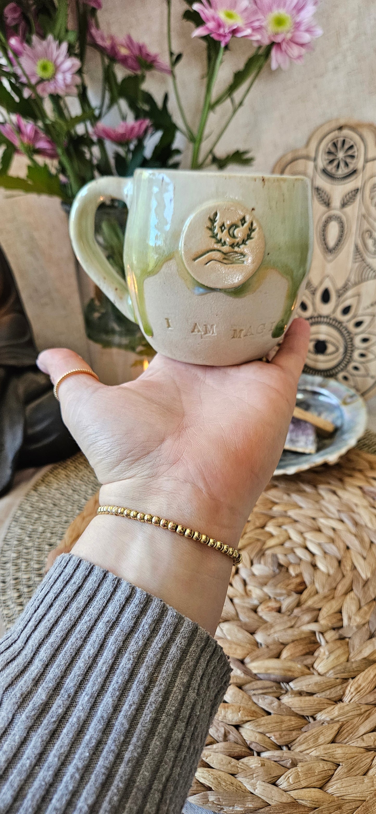 Traumhafte ,,I am Magic" Tasse in Grün🍀✨️🫶