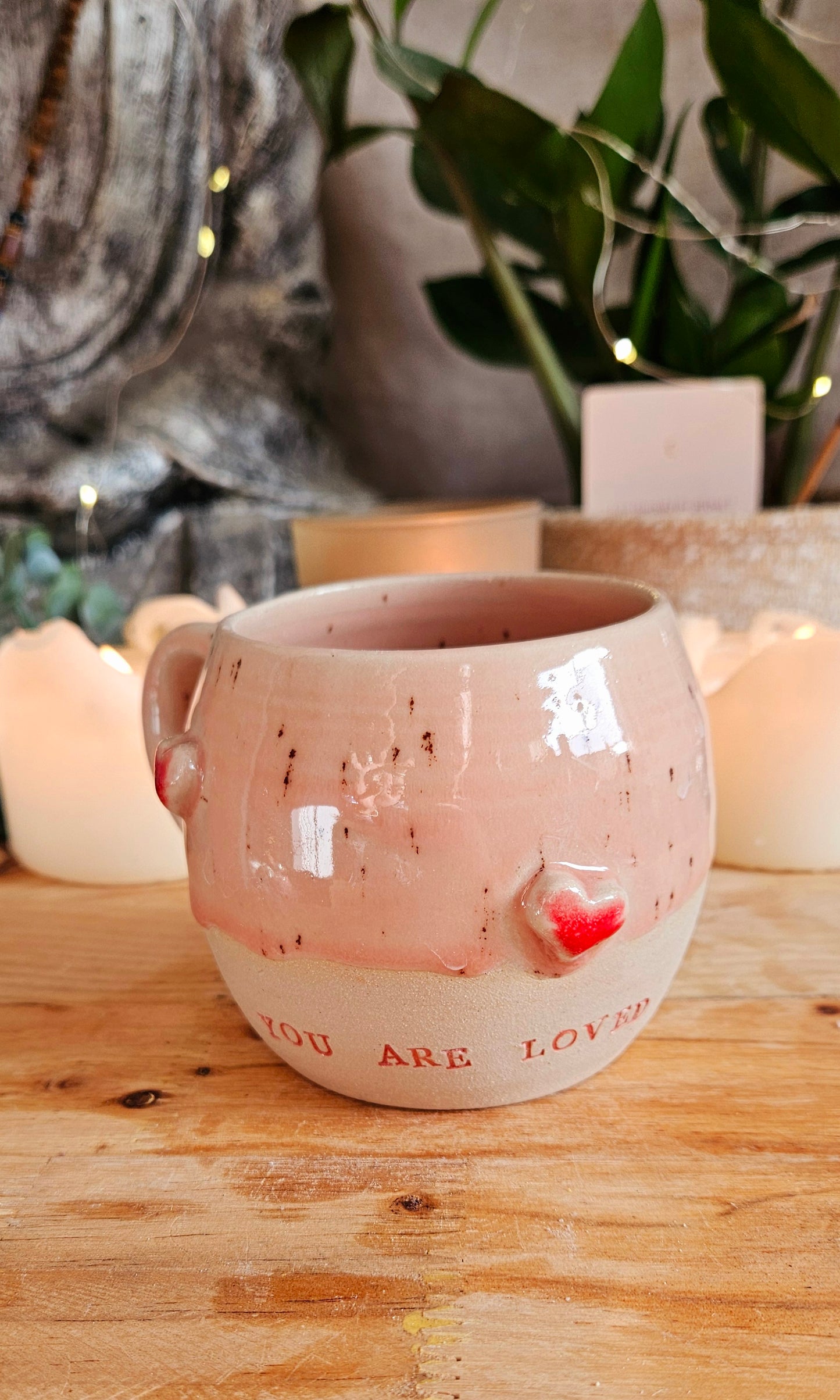 Wunderschöne Herztasse in Rosa😍🌷 B-Ware