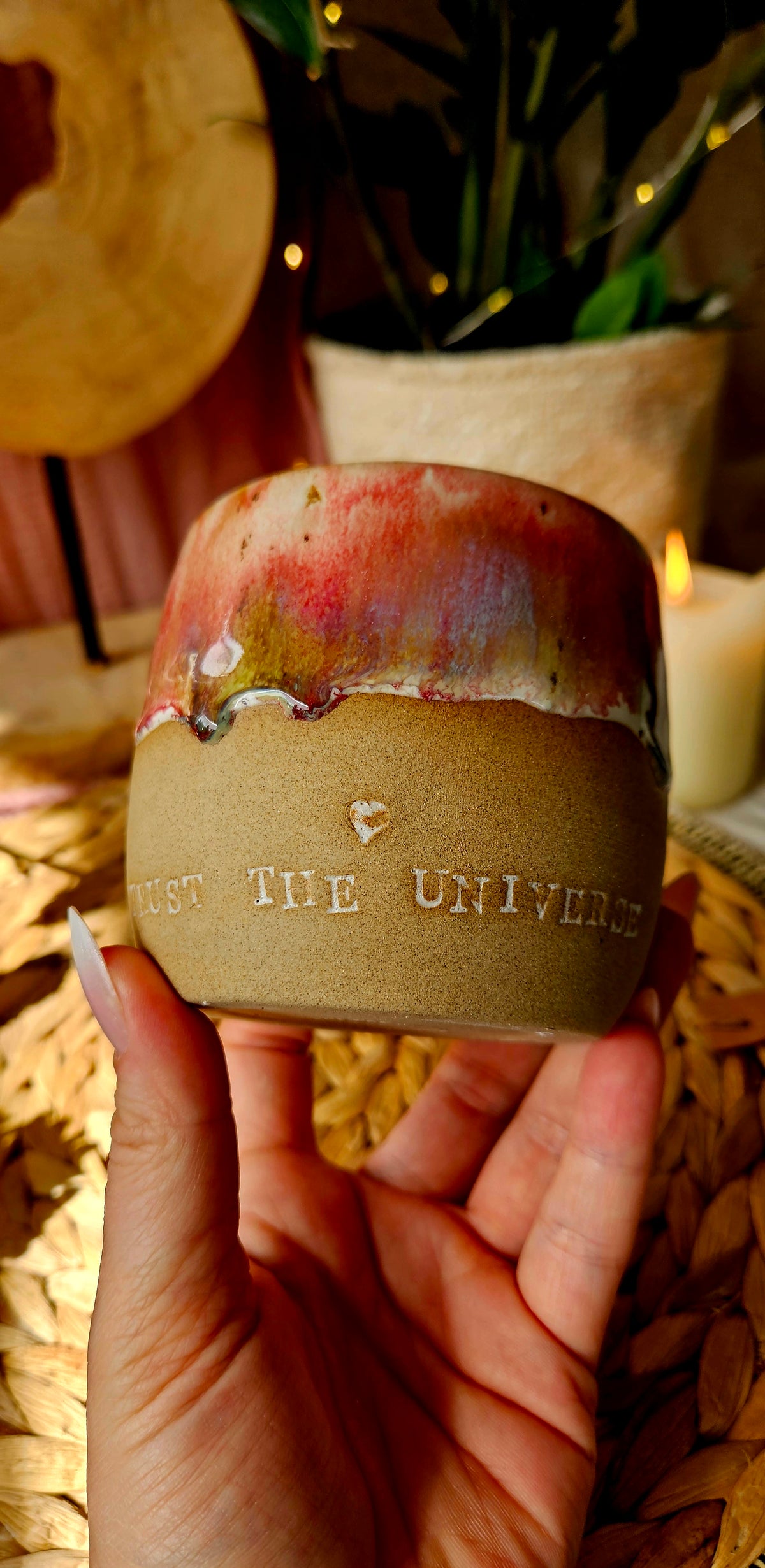 Wunderschöner ,,Trust the Universe" Becher🌺🫶