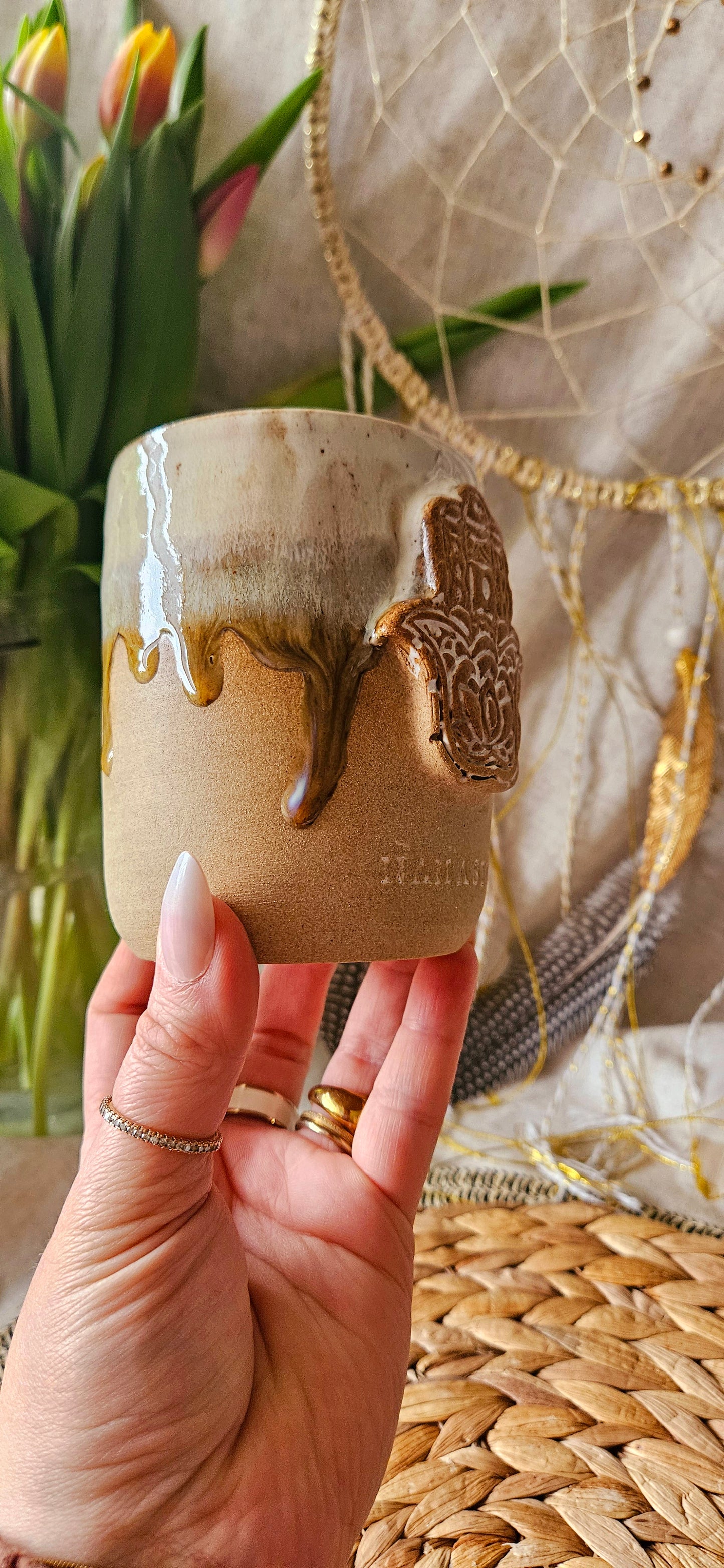 Traumhafter ,,Hamsa" Hand Becher🪬✨️