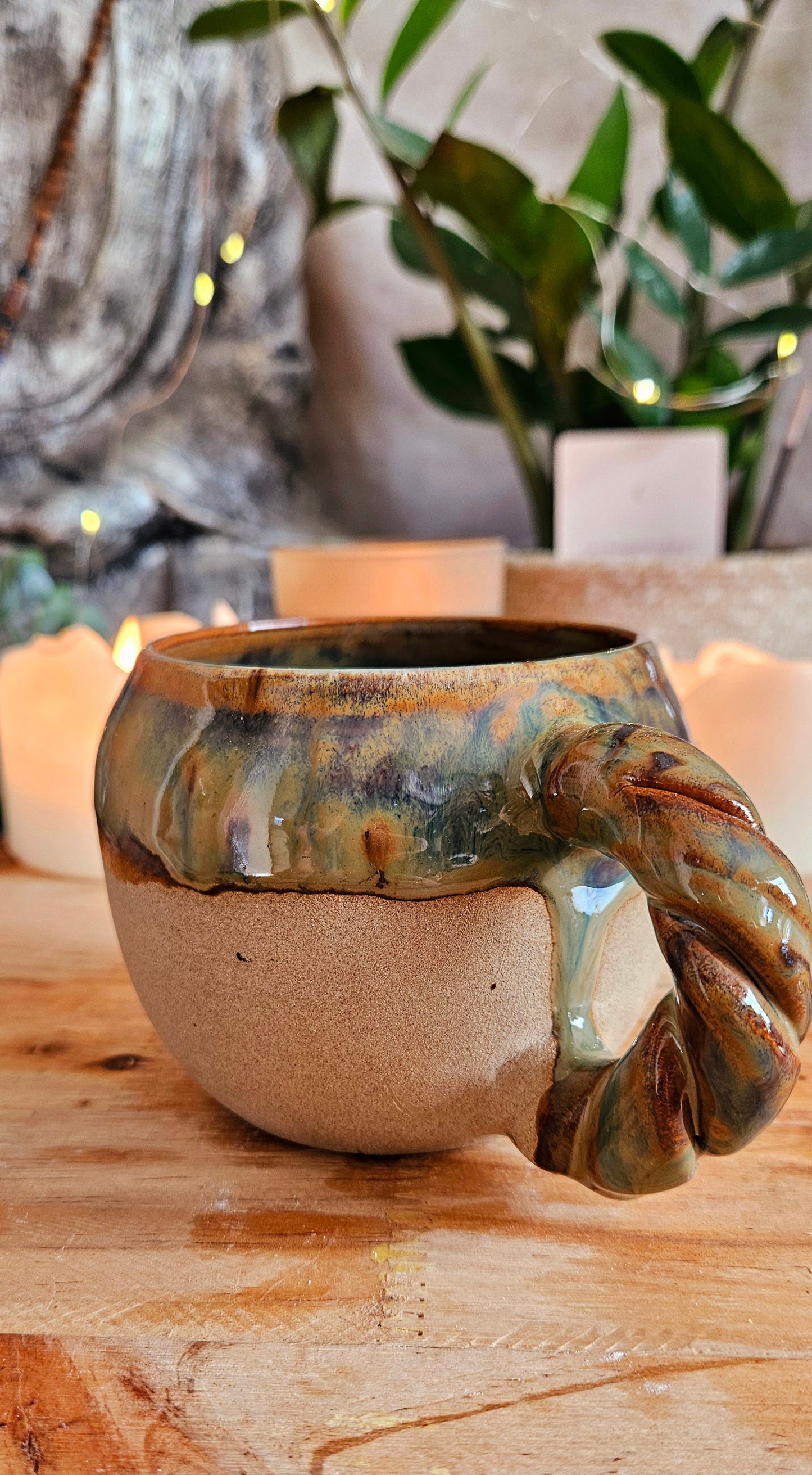 Traumhafte ,,Libellen" Tasse mit gedrehtem Henkel✨️🌷