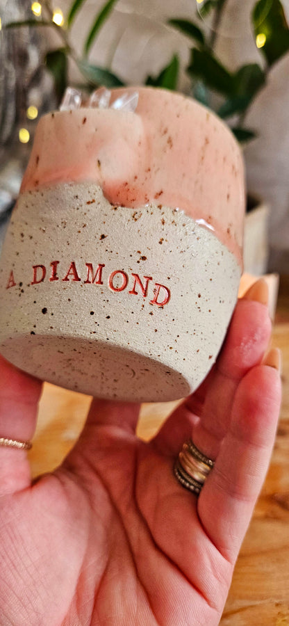 Atemberaubender Kristallbecher in Rosè💗🫶