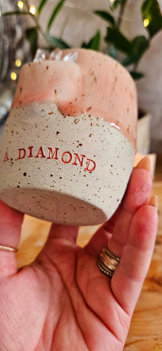 Atemberaubender Kristallbecher in Rosè💗🫶