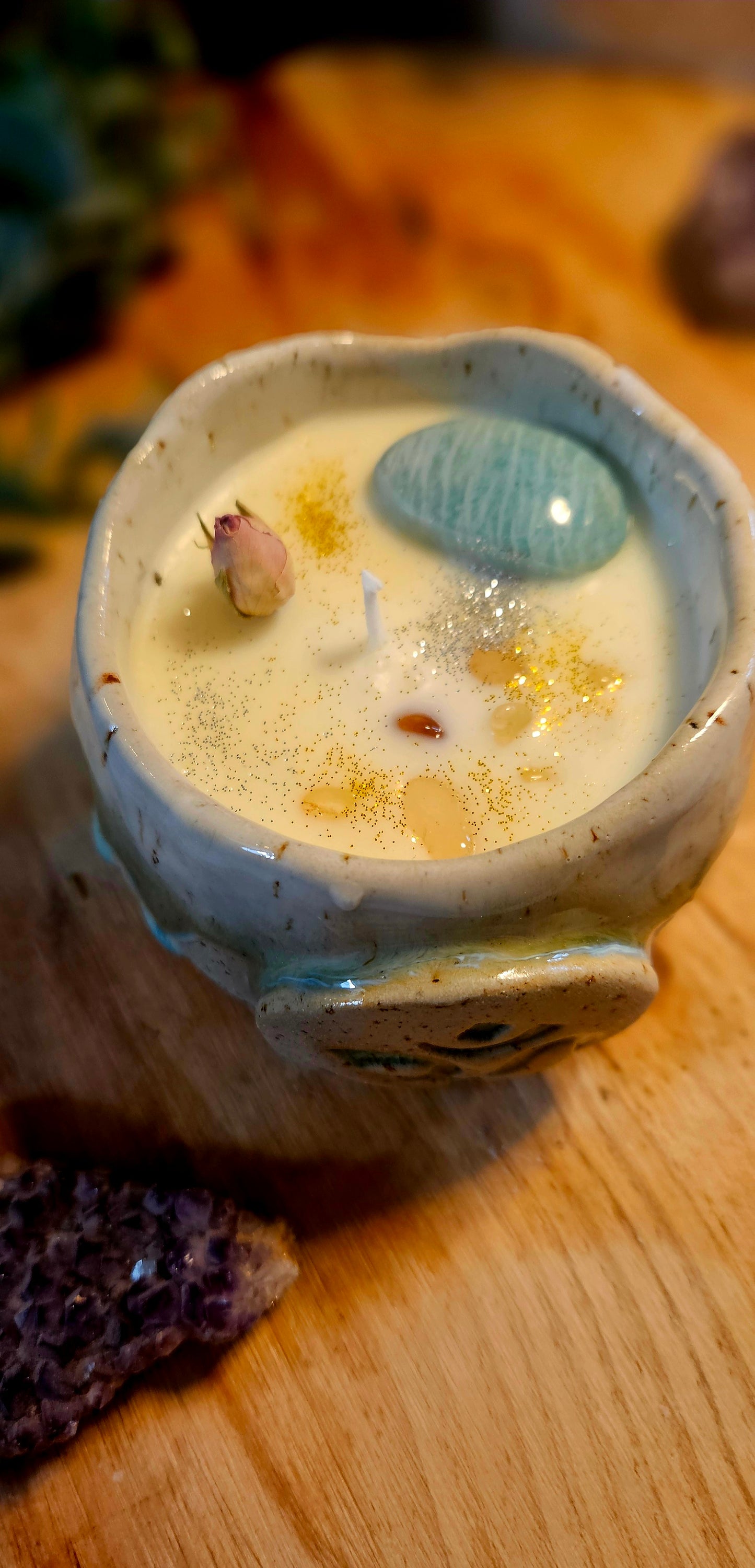 Kristallkerze ,,OM" Pumkin🔮✨️