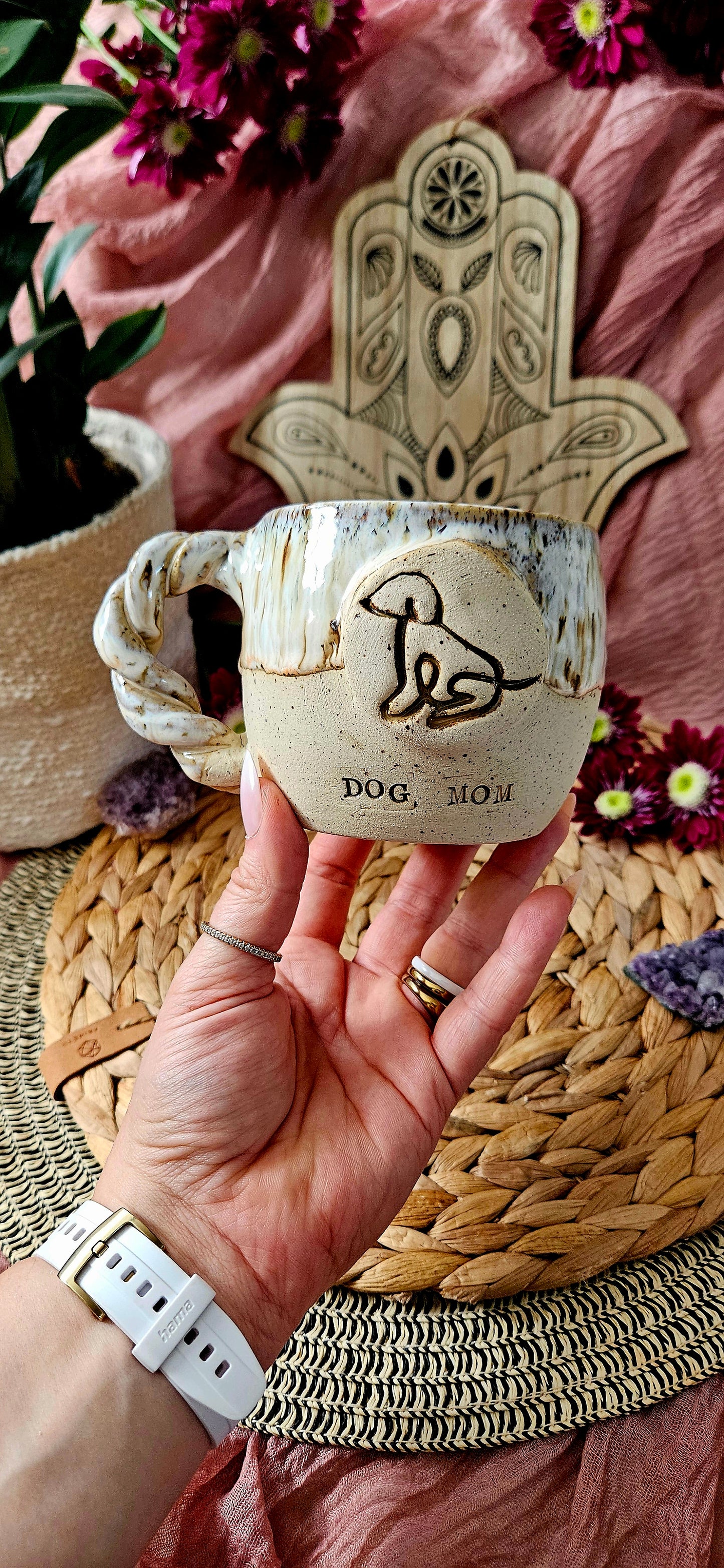 Wunderschöne ,,DOG MOM" Tasse 🐶🫶