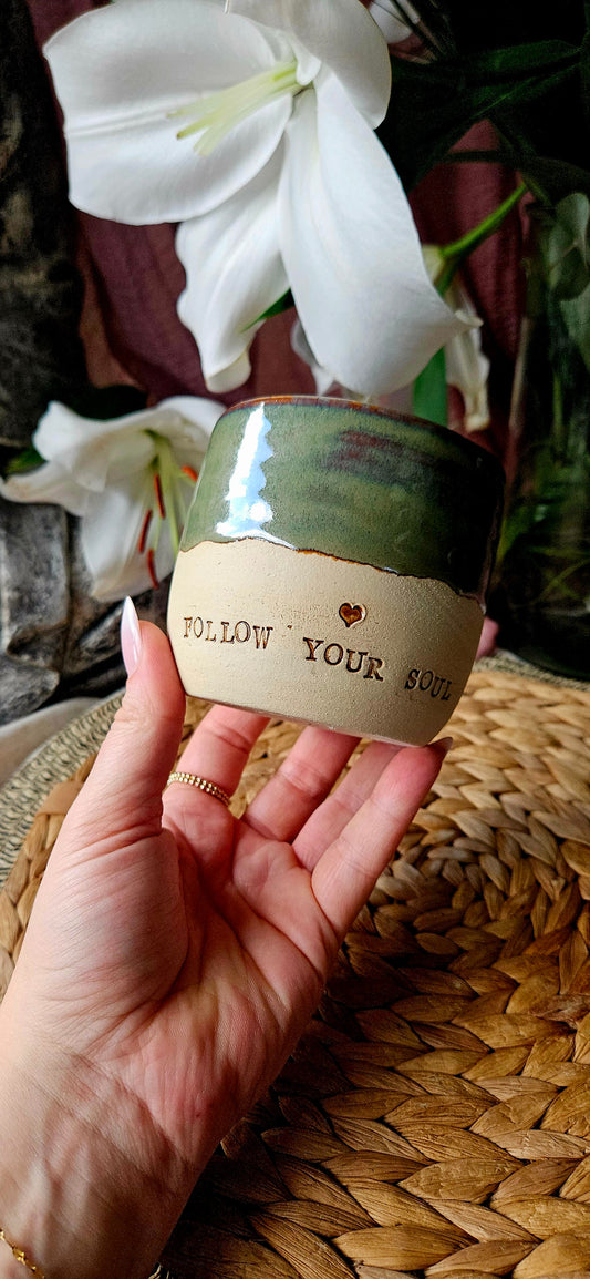 Einzigartiger ,,Follow your Soul" Becher🧚‍♀️🌷