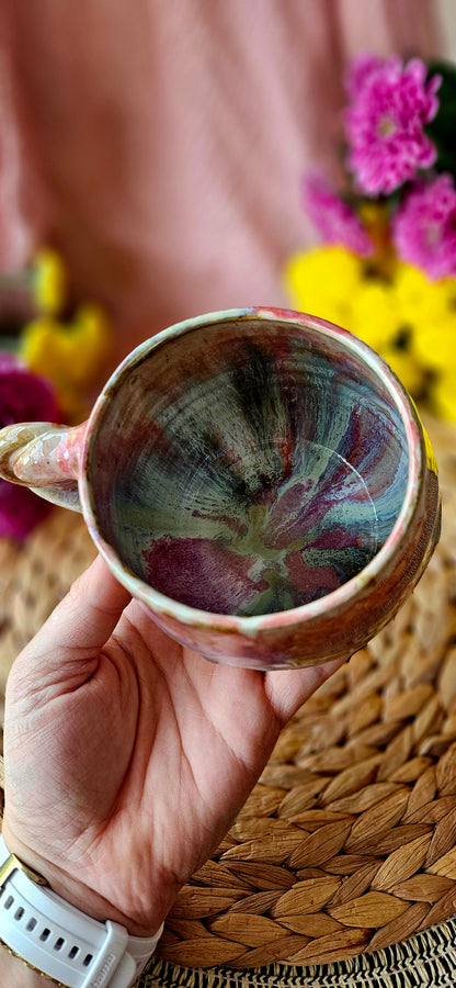Traumhafte ,,Breathe" Tasse mit atemberaubenden Farben 🌷💫