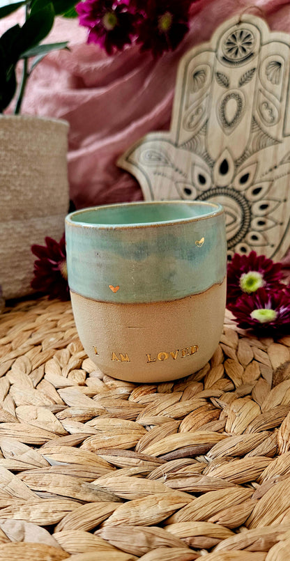 Wunderschöner ,,I am Loved" Becher"✨️🌸🌷