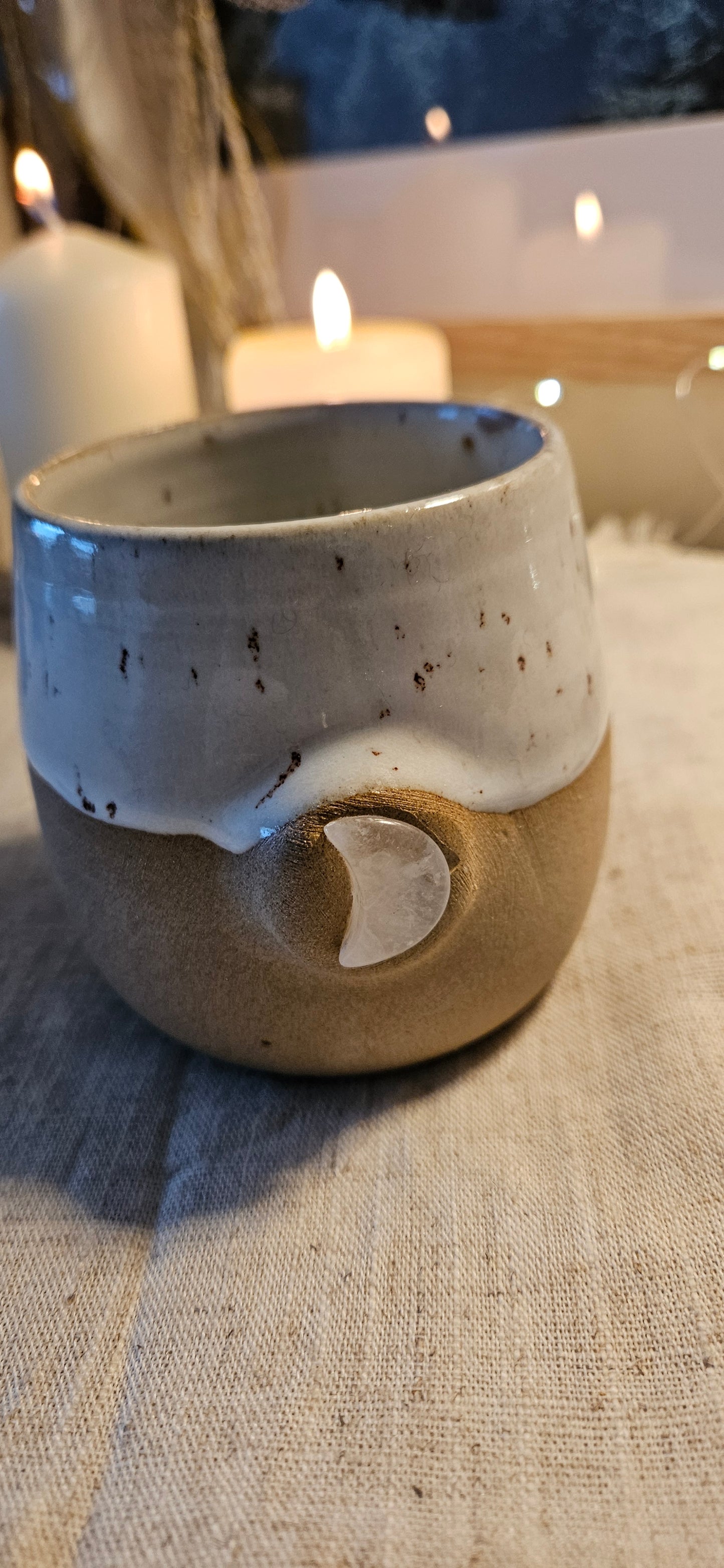 Wunderschöner Kristallbecher Mond 🌛🧚‍♀️