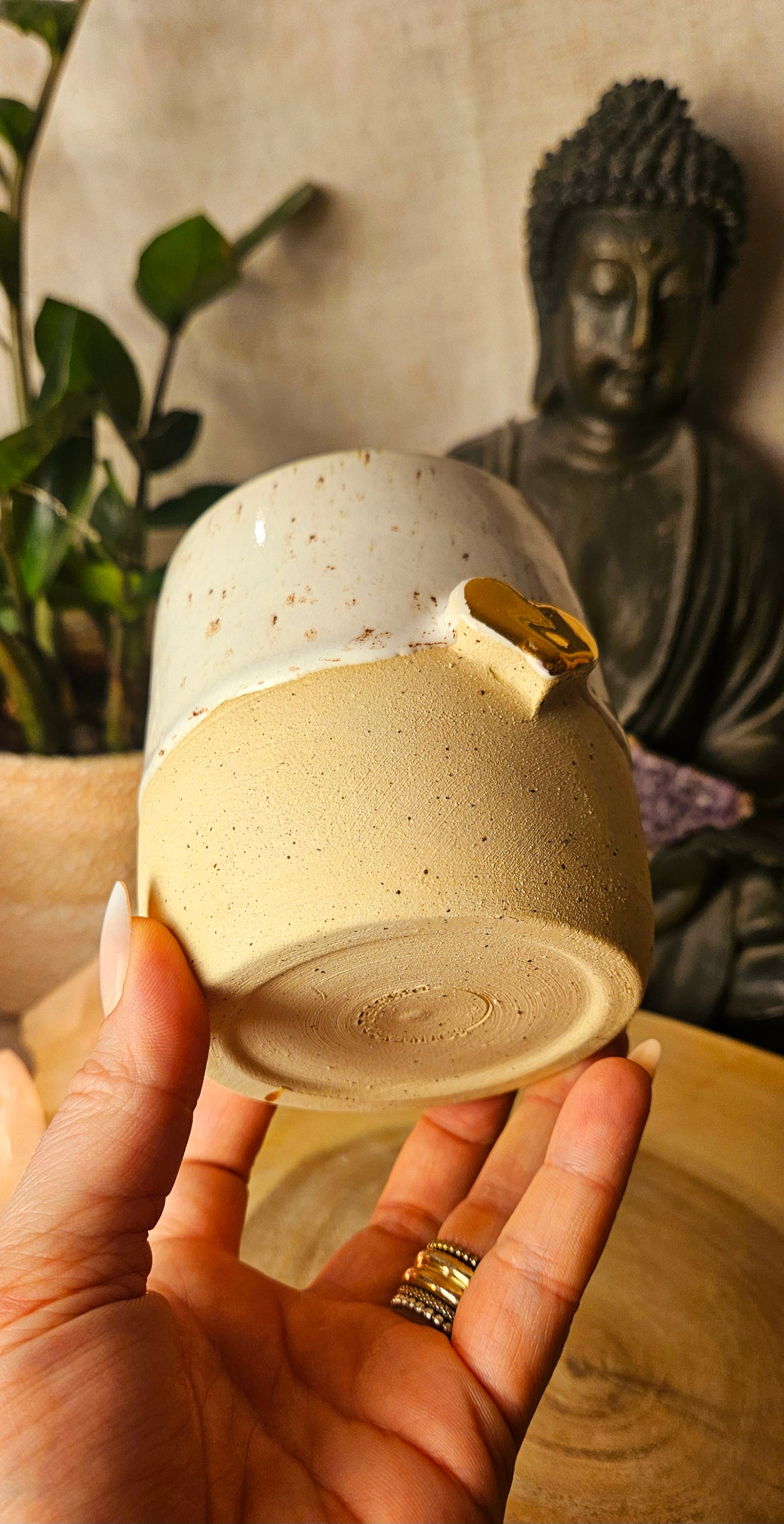 Wunderschöner Herzbecher aus Gold🫶