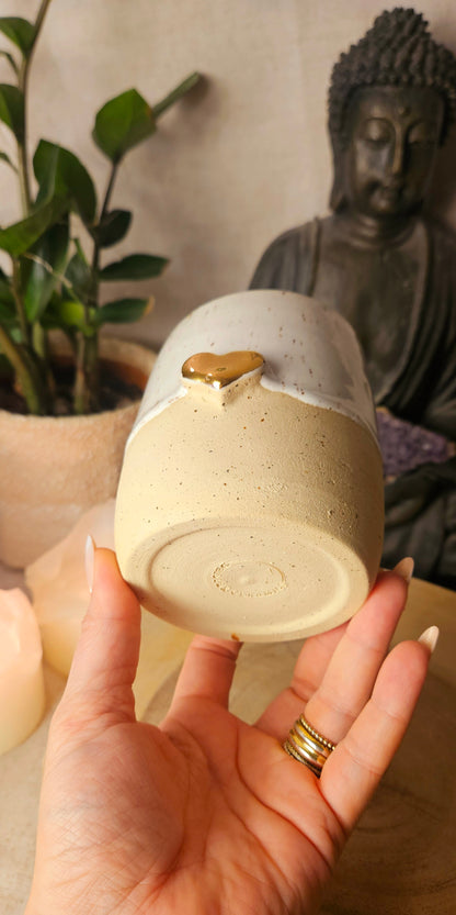 Wunderschöner Herzbecher aus Gold🫶