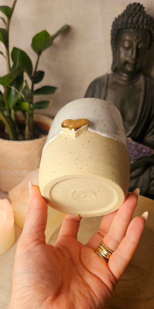 Wunderschöner Herzbecher aus Gold🫶