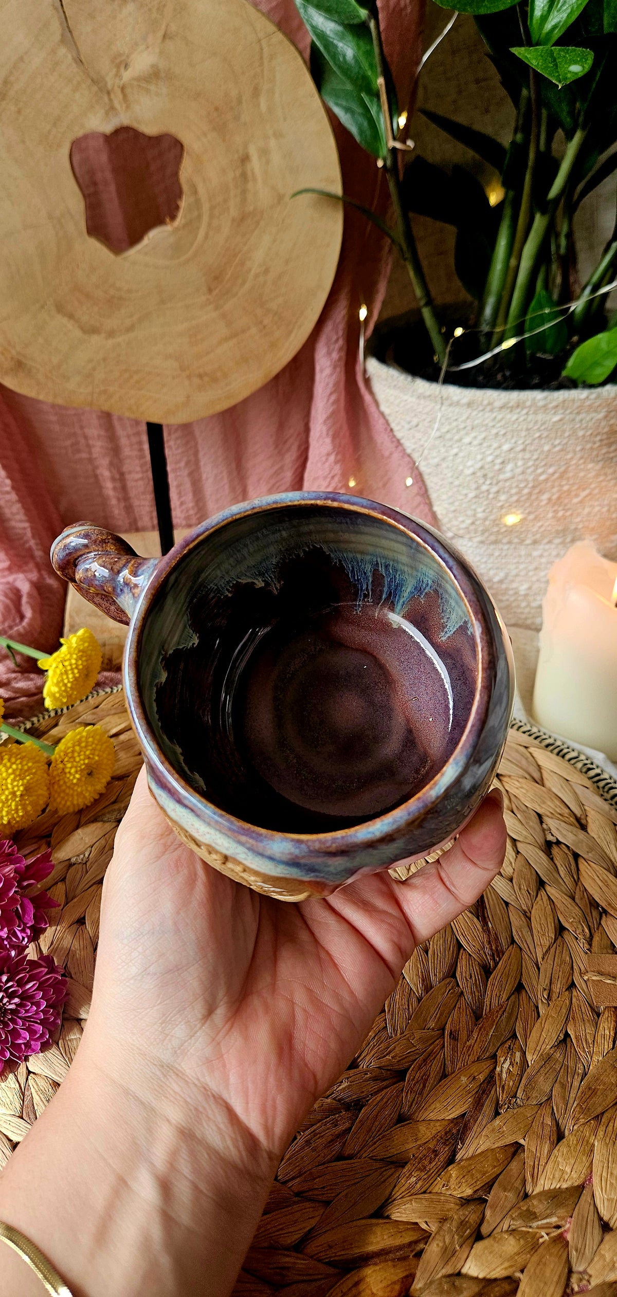 Zauberhafte Sonne/Mond Tasse in atemberaubenden Farben🥹🫶🌷