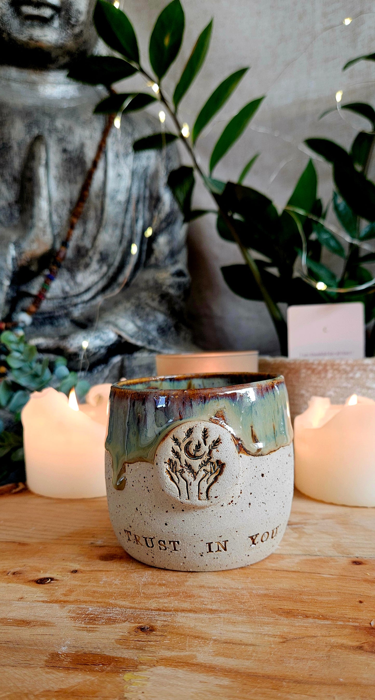 Einzigartiger ,,Trust in you" Becher💚