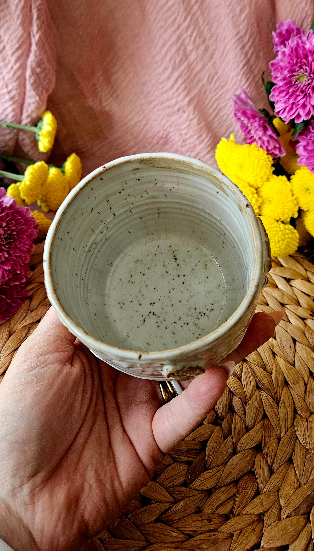 Zauberhafter Herbst Becher mit Blättern🍂🫶