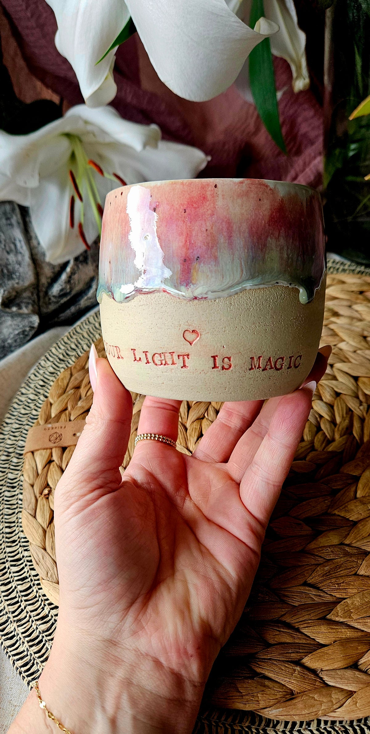 Kraftvoller ,,Your Light is Magic" Becher🌷💫