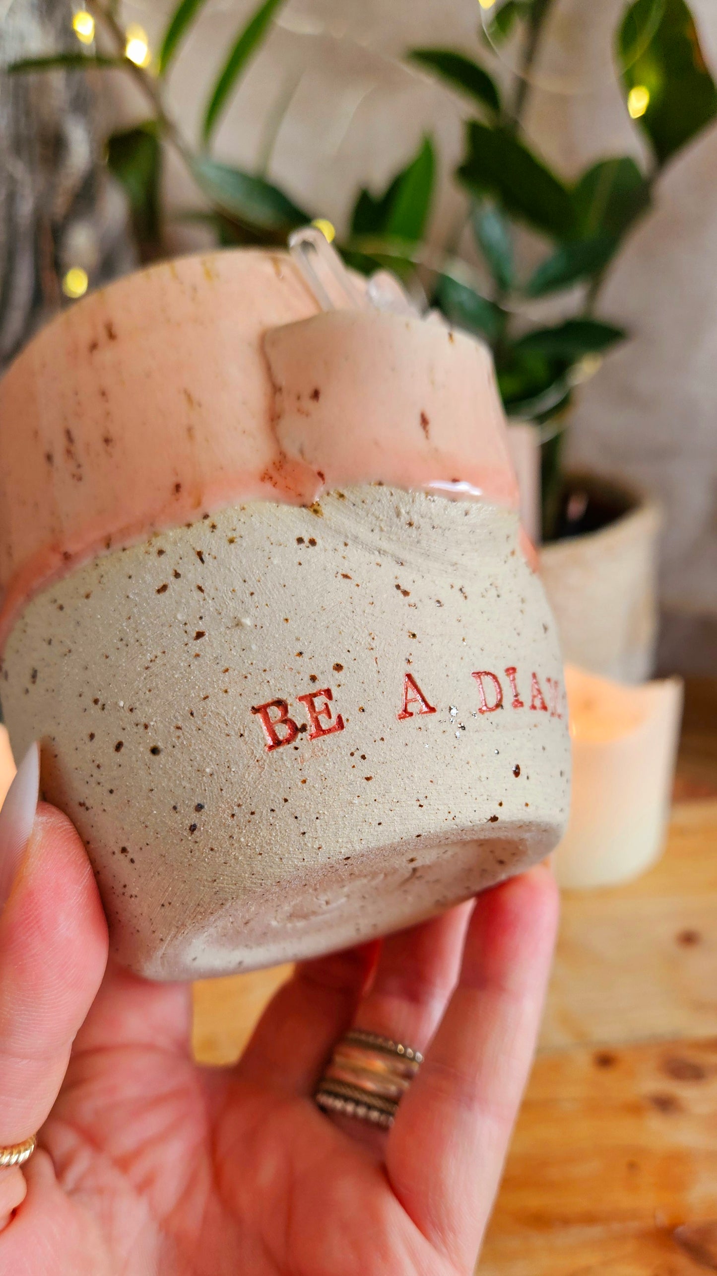 Atemberaubender Kristallbecher in Rosè💗🫶