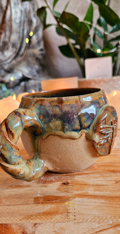 Traumhafte ,,Libellen" Tasse mit gedrehtem Henkel✨️🌷