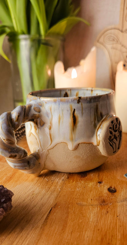 Wunderschöne naturgetreue Tasse in Beige🤎🫶