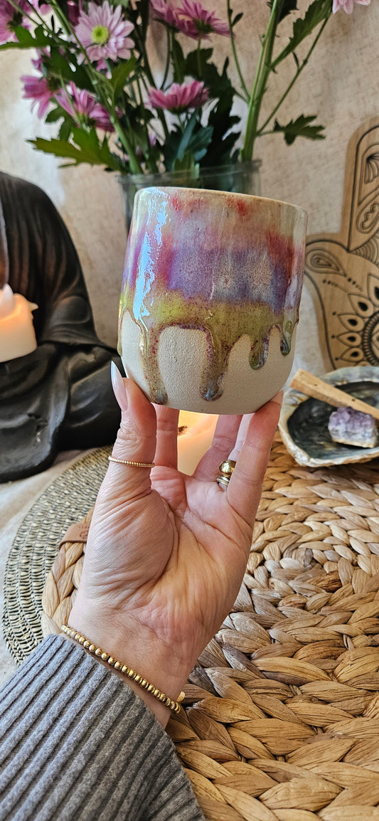 Wunderschöner Becher kraftvollen Farben🫶🌷🌸