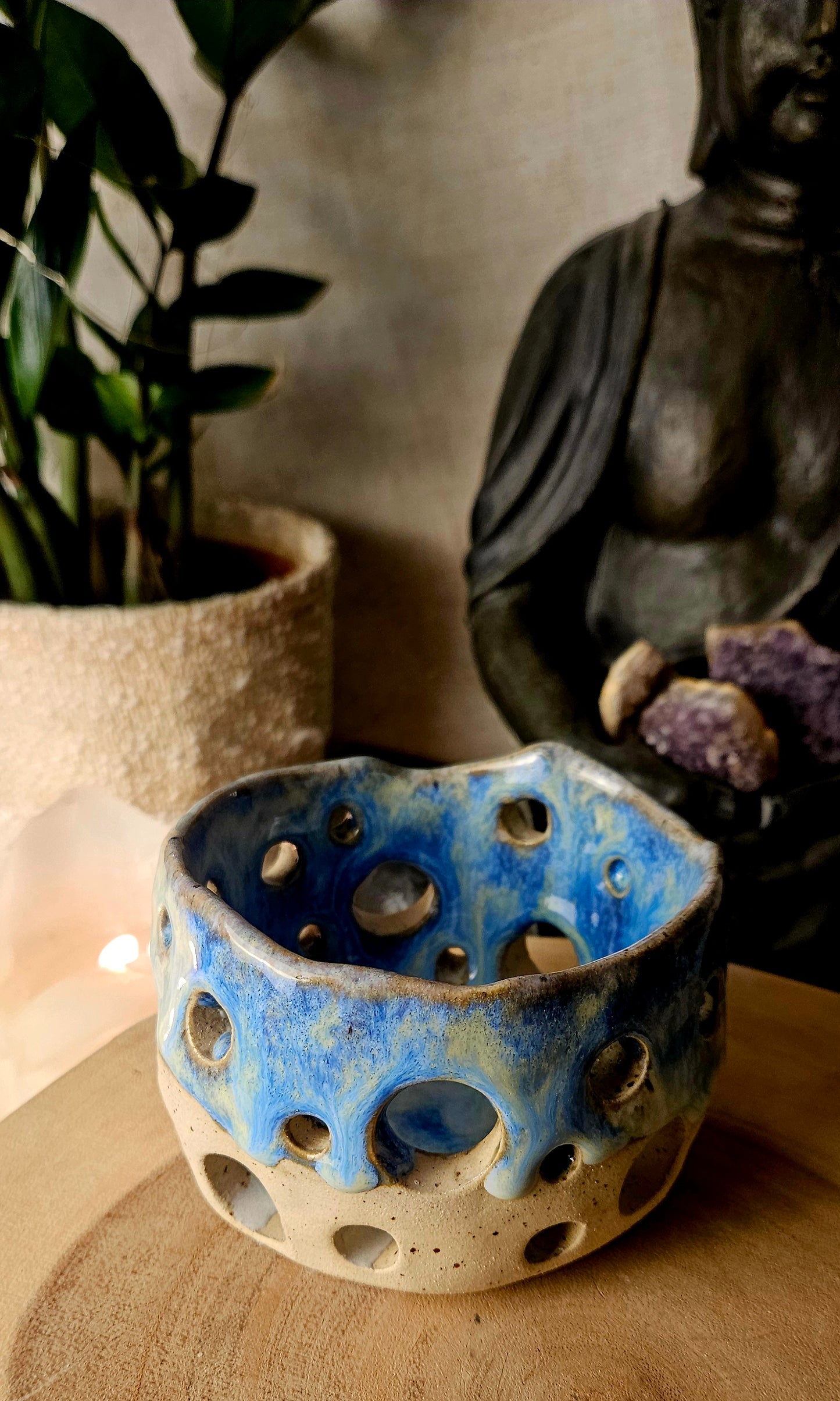 Einzigartiger Leuchtie/ Windlicht🫶 B- Ware