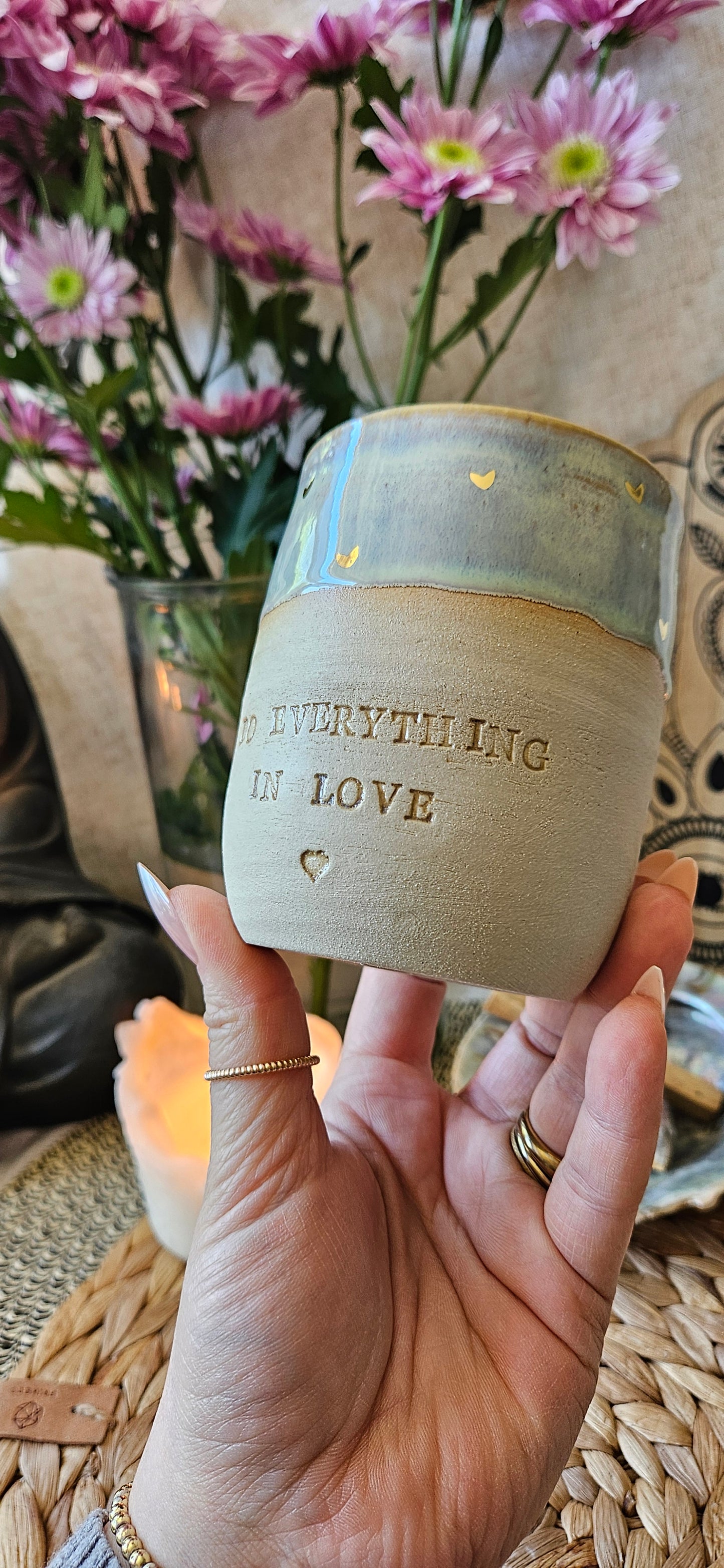 Wunderschöner ,,Do everything in Love" Becher🌸🫶