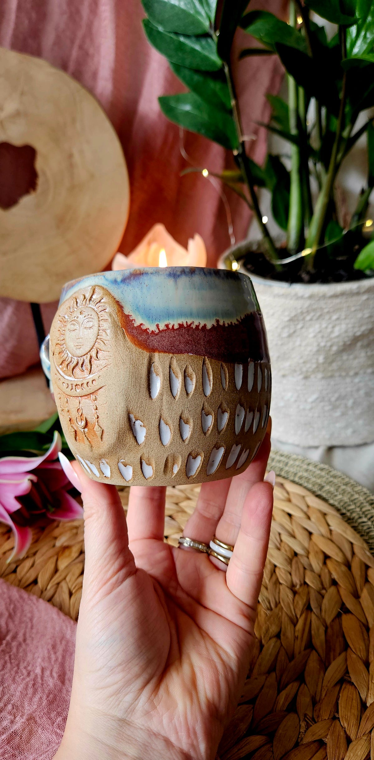 Traumhaft schöne Sonne/Mond Tasse🌕🌙