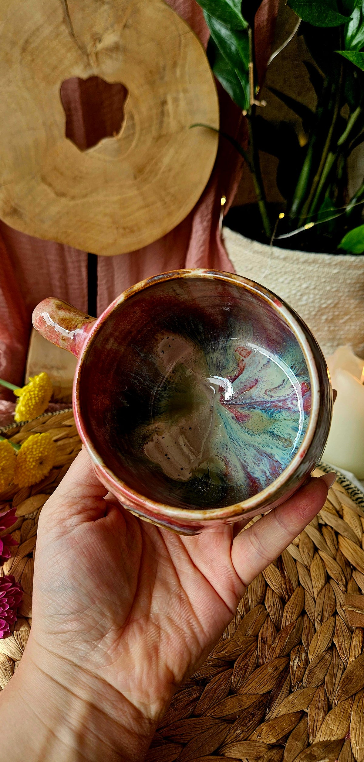 Wunderschöne Sonne/Mond Tasse in tollen Farben🌙🌕