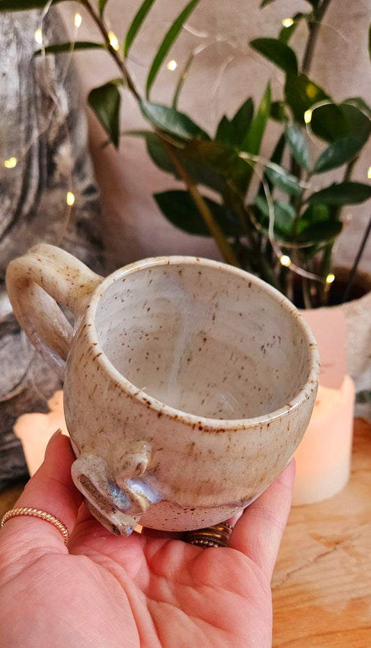 Magische ,,Schlangen" Tasse in beige🐍✨️