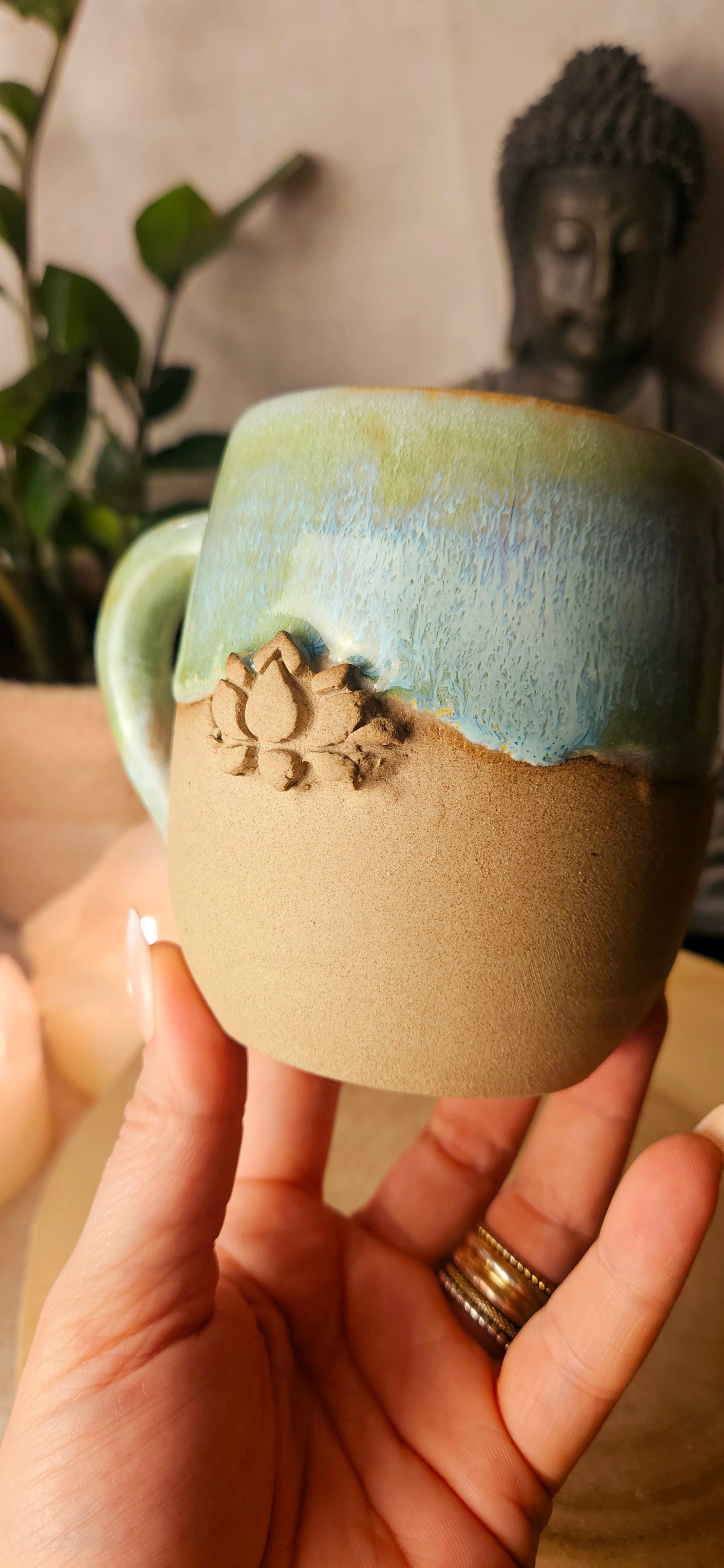 Wunderschöne ,,Lotus" Tasse B-Ware💚