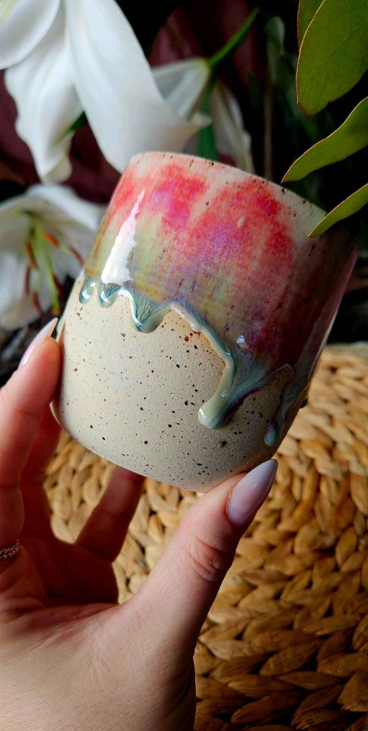 Wunderschöner ,,Sonnen" Becher in zauberhaften Farben 🧚‍♀️🫶
