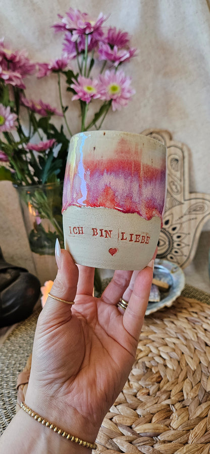 Wunderschöner ,,Ich bin Liebe" Becher🌸🌷🫶