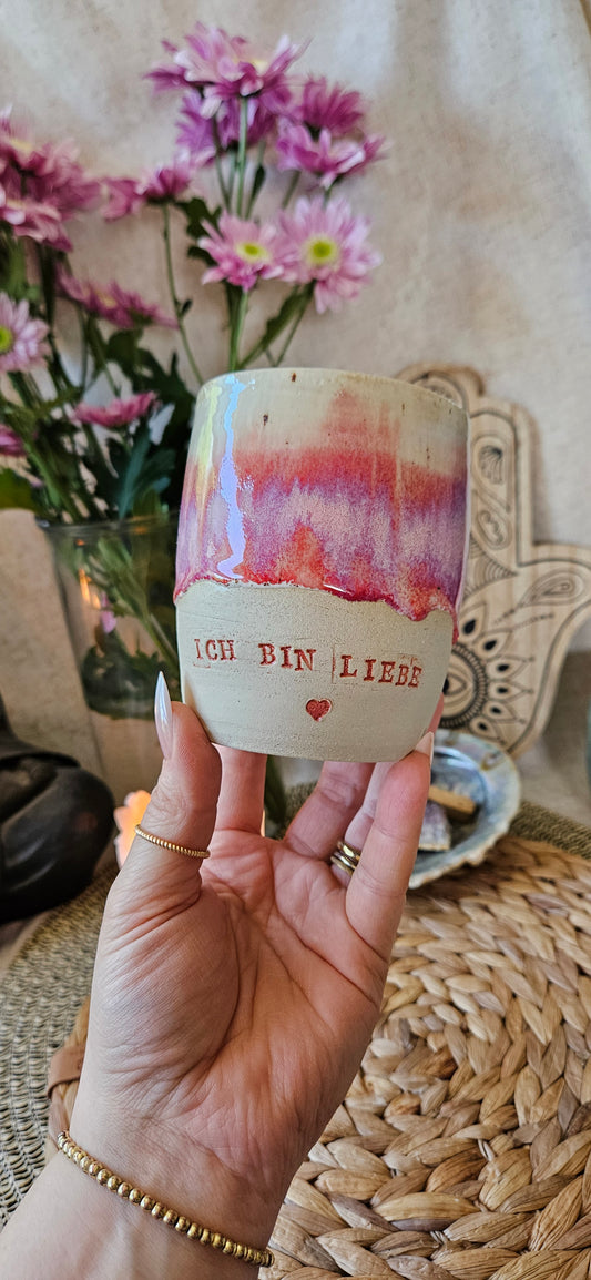 Wunderschöner ,,Ich bin Liebe" Becher🌸🌷🫶
