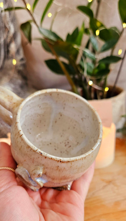 Magische ,,Schlangen" Tasse in beige🐍✨️