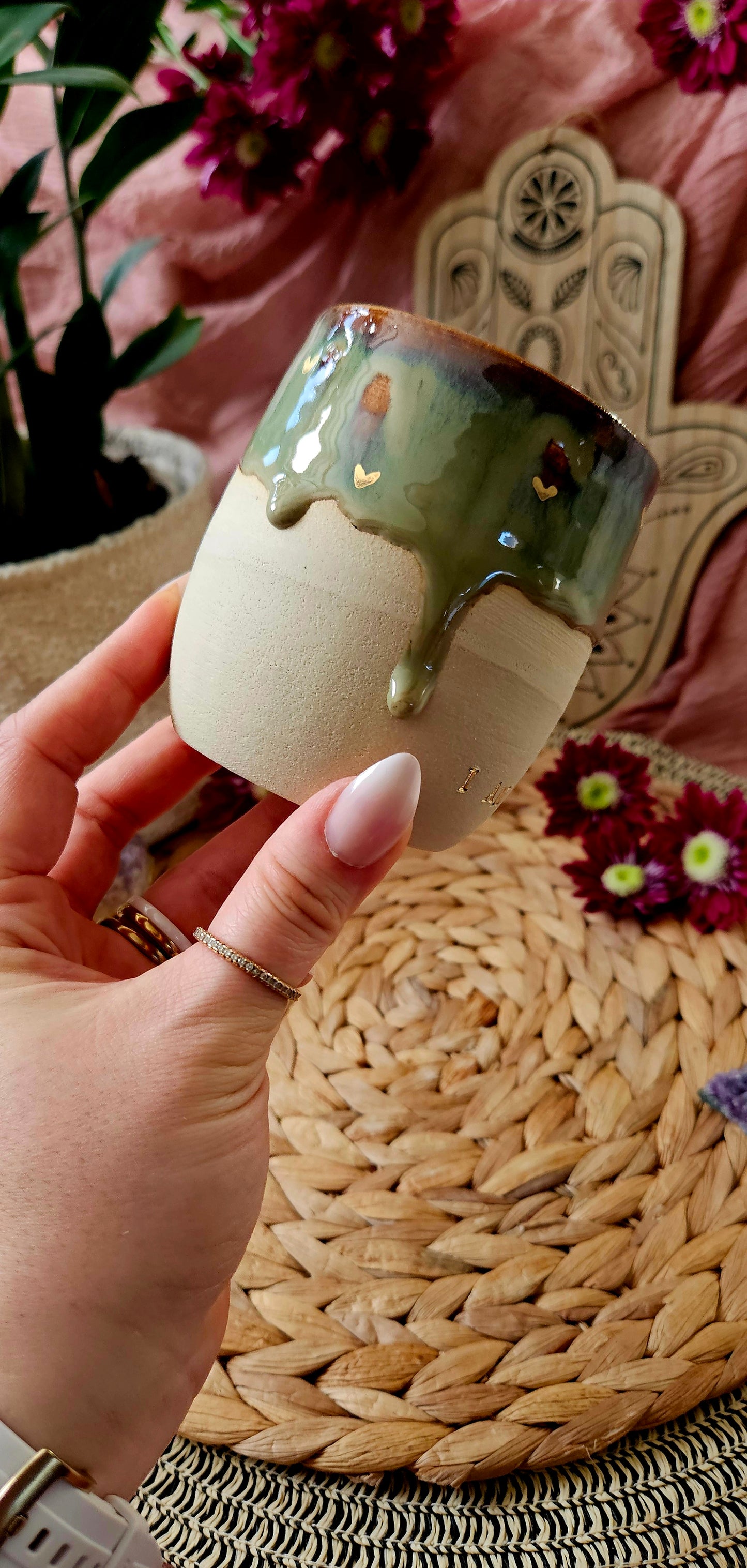 Kraftvoller ,,I am Magic" Becher mit Goldherzen 🌷 🫶