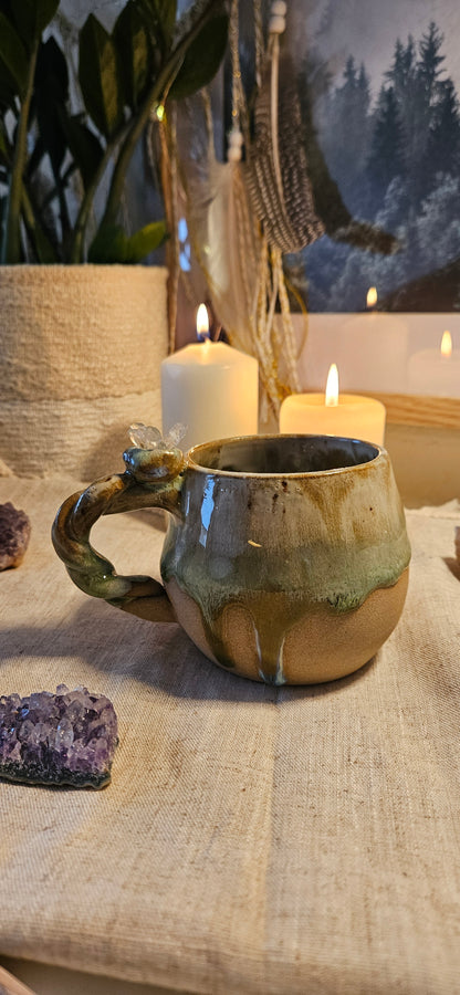 Traumhafte Kristalltasse in Grün🫶🌙