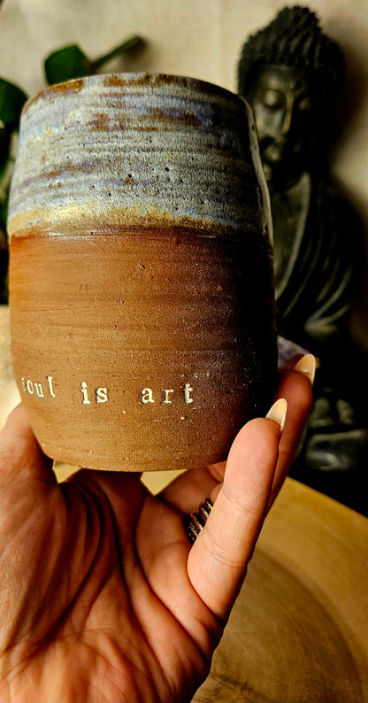 Atemberaubender ,,your soul is art" Becher✨️