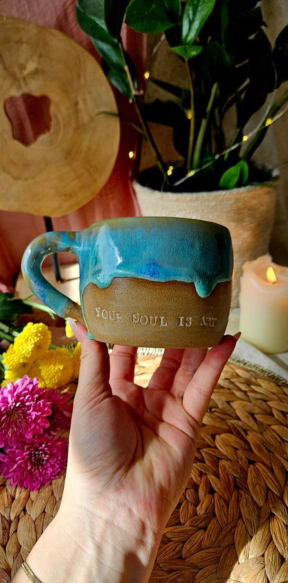 Zauberhafte ,,your soul is art " Tasse 🌷💫🌺