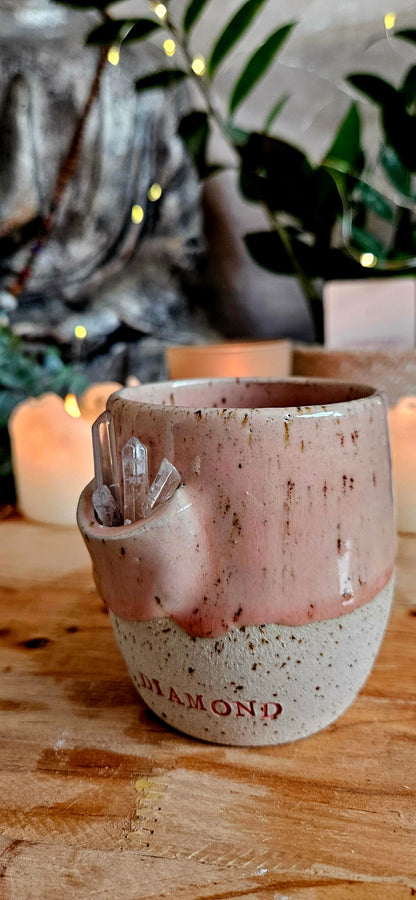 Atemberaubender Kristallbecher in Rosè💗🫶