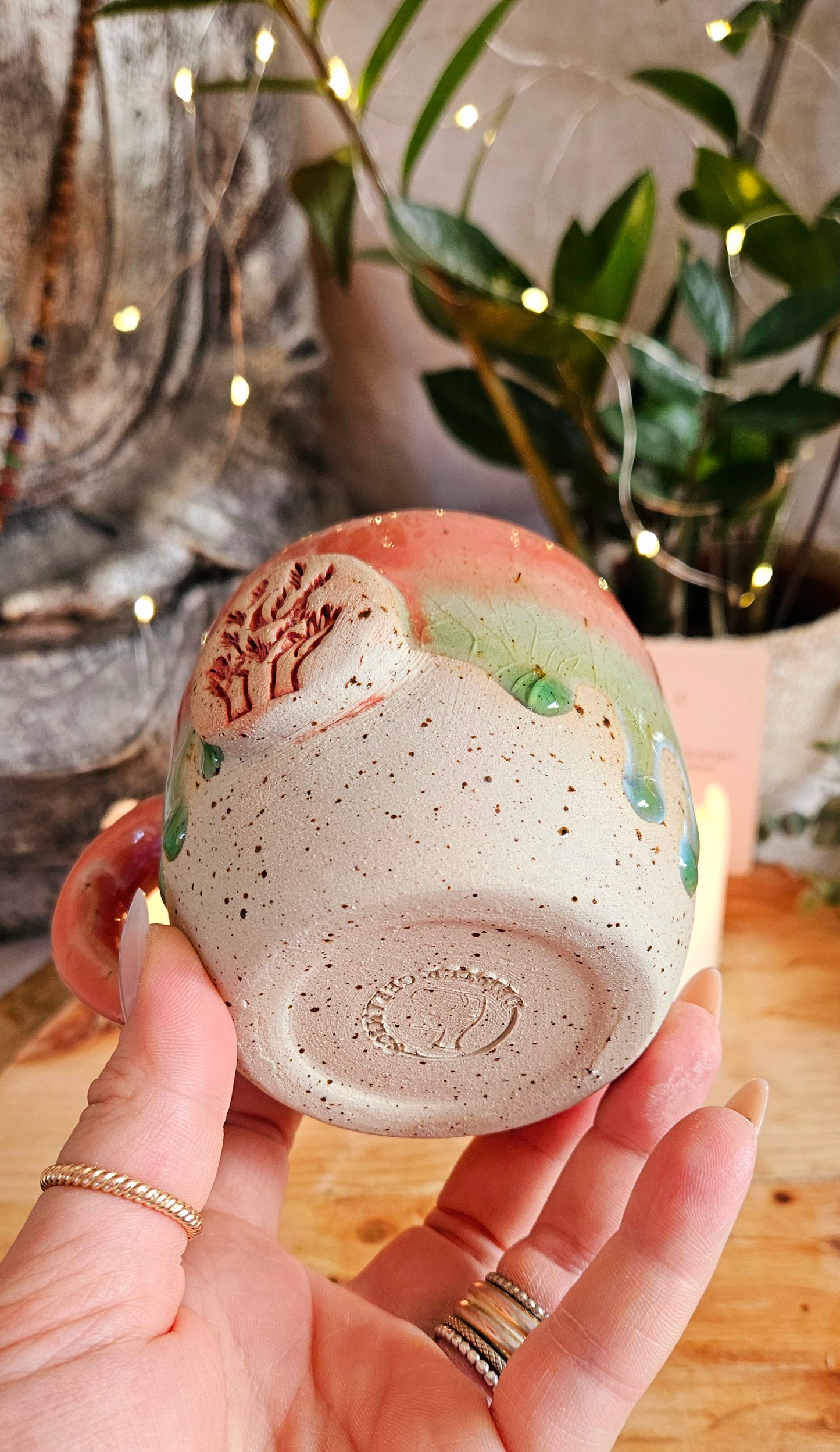 Wunderschöne Kaffetasse in kraftvollen Farben🫶✨️🌷 B-Ware