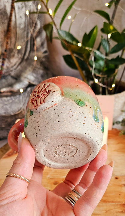 Wunderschöne Kaffetasse in kraftvollen Farben🫶✨️🌷 B-Ware