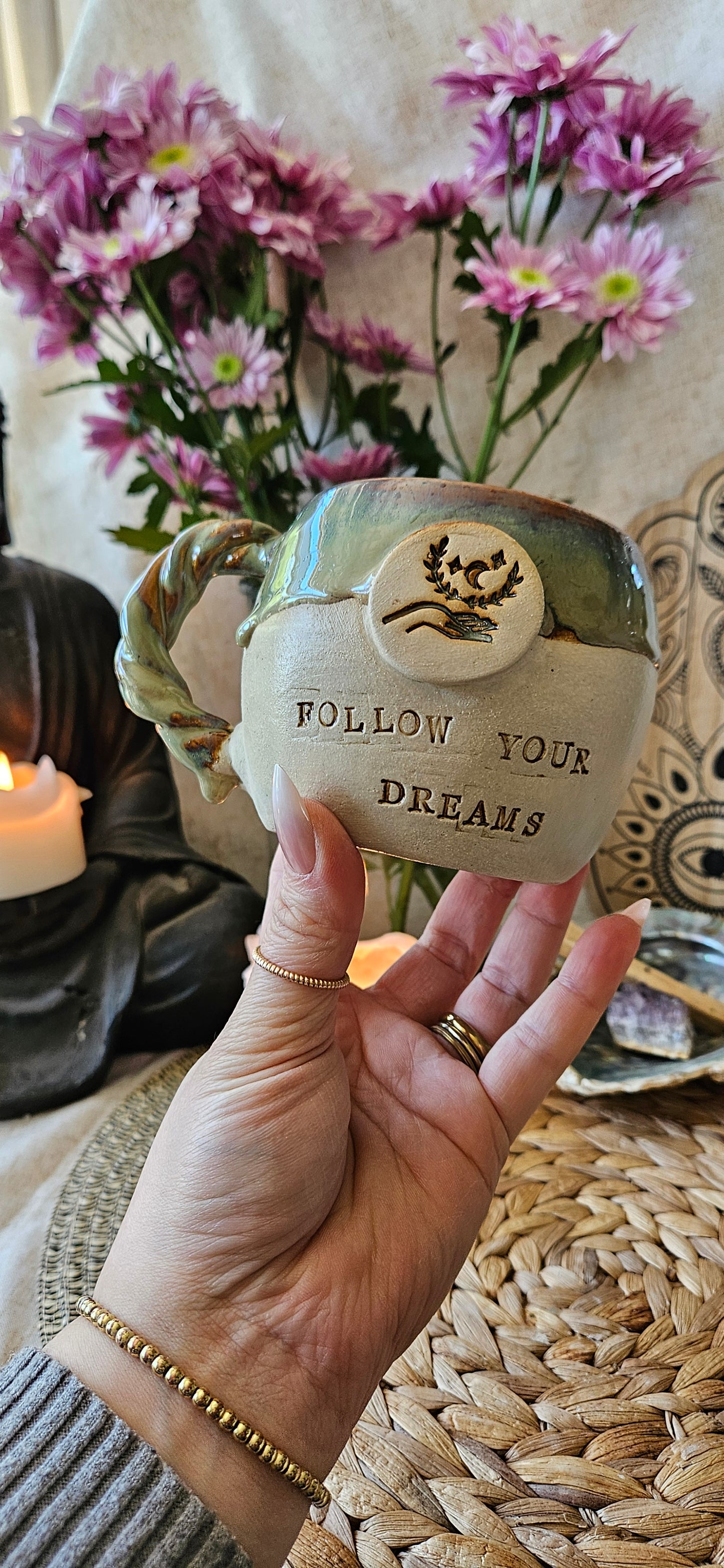 Atemberaubende ,,Follow your Dreams" Tasse🌷🫶✨️